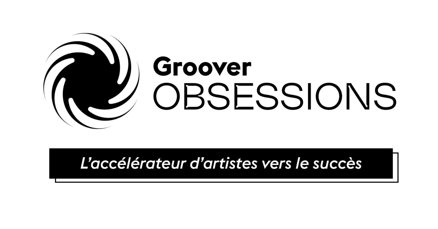 Logo de Groover Obsessions, le programme d'accompagnement d'artistes en continu lancé par Groover, adhérent du Réseau des Musiques Actuelles de Paris