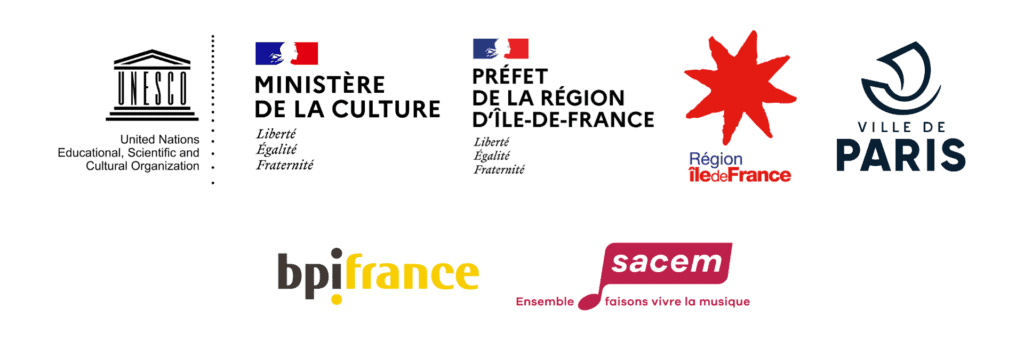 Logos des structures partenaires participantes à la convention Culture et Droit organisée par le Barreau de Paris en collaboration avec le Réseau MAP. 