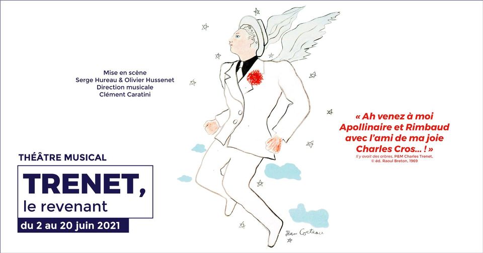 Le Hall de la chanson, structure adhérente du Réseau MAP, présente le spectacle "Trenet, le revenant" du 02 au 20 juin 2021