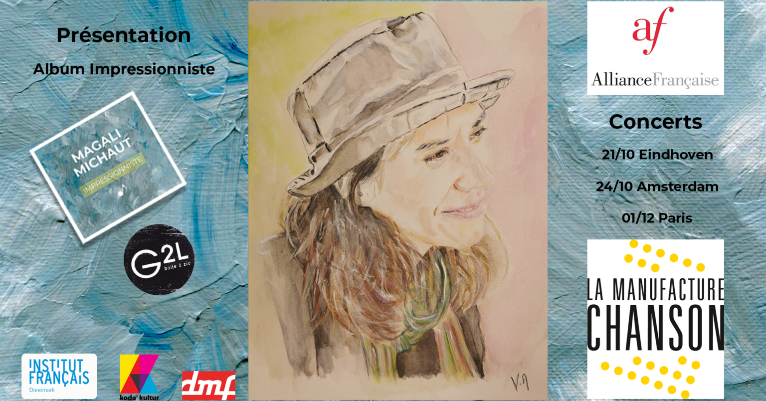 G2L, structure adhérente du Réseau MAP, a le plaisir d’accompagner Magali Michaut dans la sortie de son 1er album : « Impressionniste », disponible depuis le 27 août !