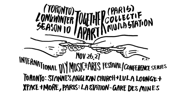 A l’invitation de l’Ambassade de France au Canada, La Station - Gare des Mines et le Long Winter s'associent les 26 et 27 novembre pour une découverte croisée des scènes musicales de Paris et de Toronto à travers des conférences, un symposium et "Diffracted Spaces", une performance d'une nuit in-situ et en livestream.