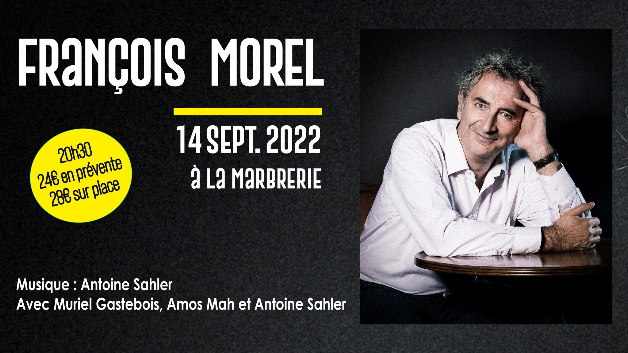 « François Morel Chante » par François Morel Réseau MAP